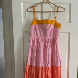 Multi colored maxi dress